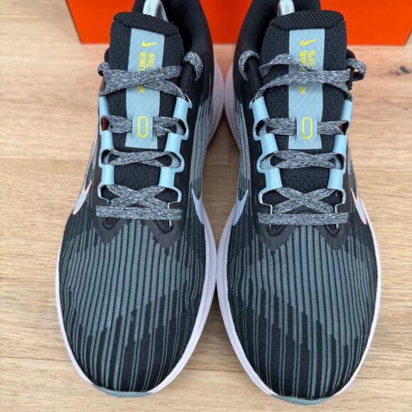 Nike Womens Winflo 9 Road Running Shoes Size 11 Black Peach Pink Active Athletic - Picture 3 of 16